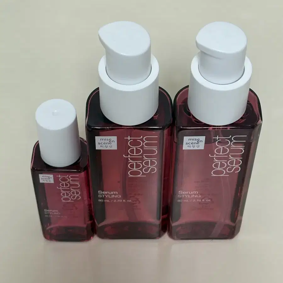 미쟝센 퍼펙트 스타일링 세럼 80ml 2개+30ml 1개