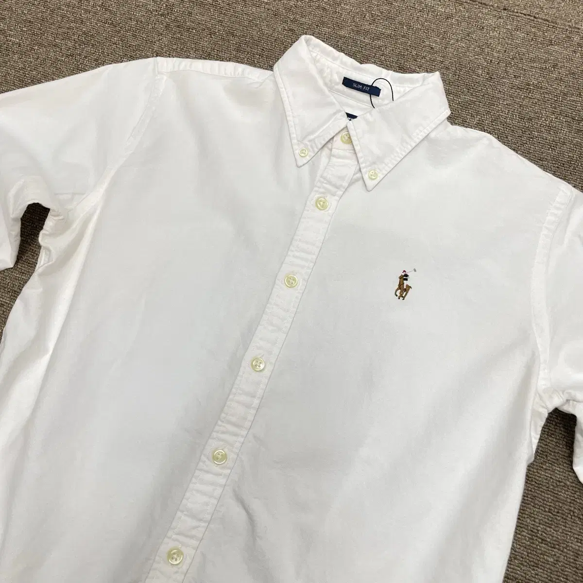 (size 10) POLO 폴로 랄프로렌 화이트 셔츠 슬림핏