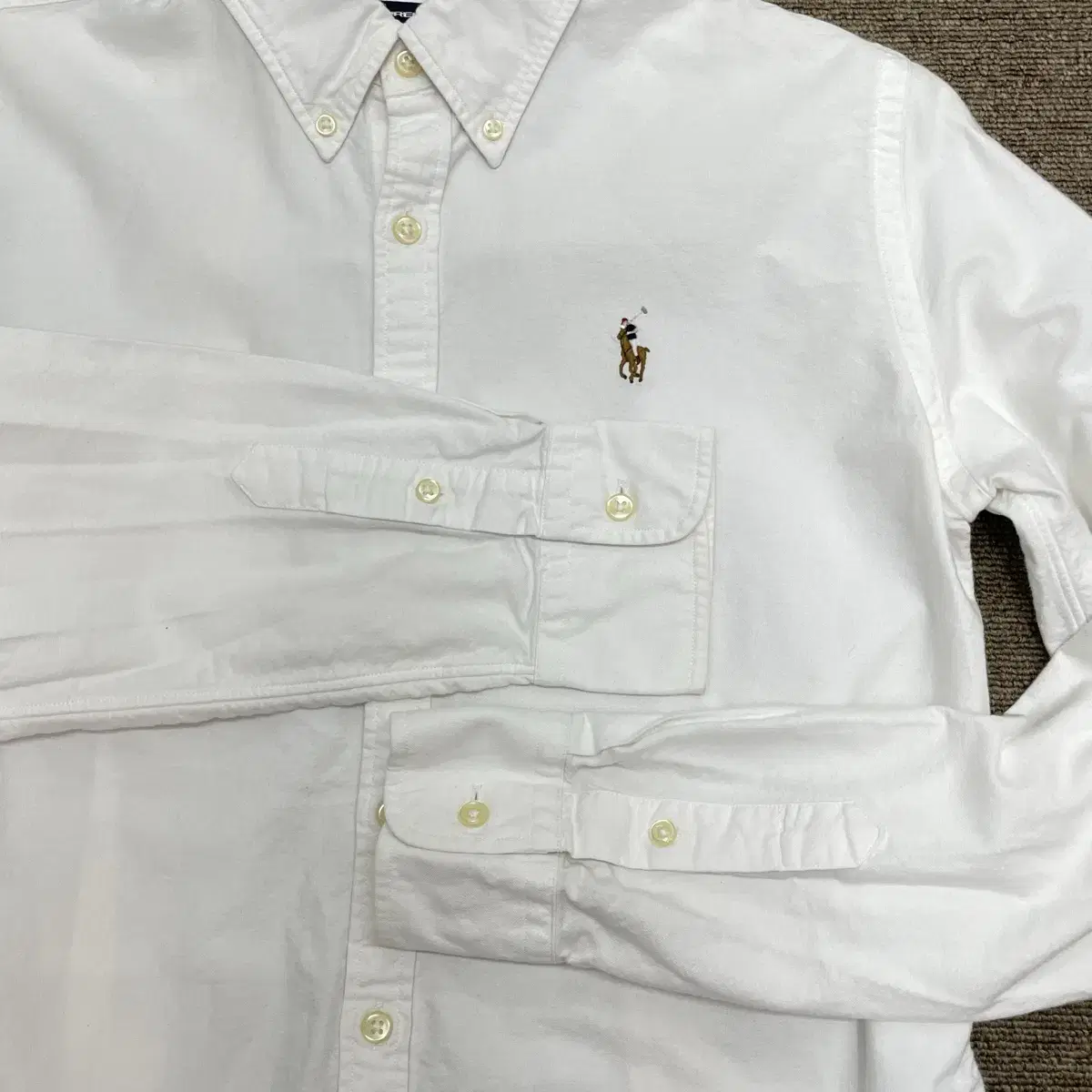 (size 10) POLO 폴로 랄프로렌 화이트 셔츠 슬림핏