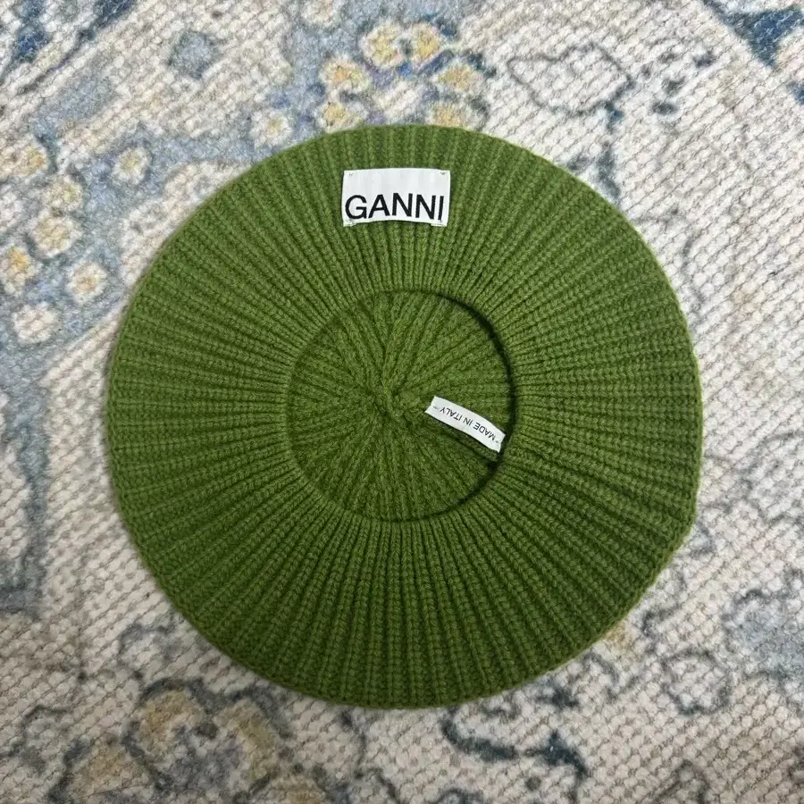 GANNI 가니 베레모 그린