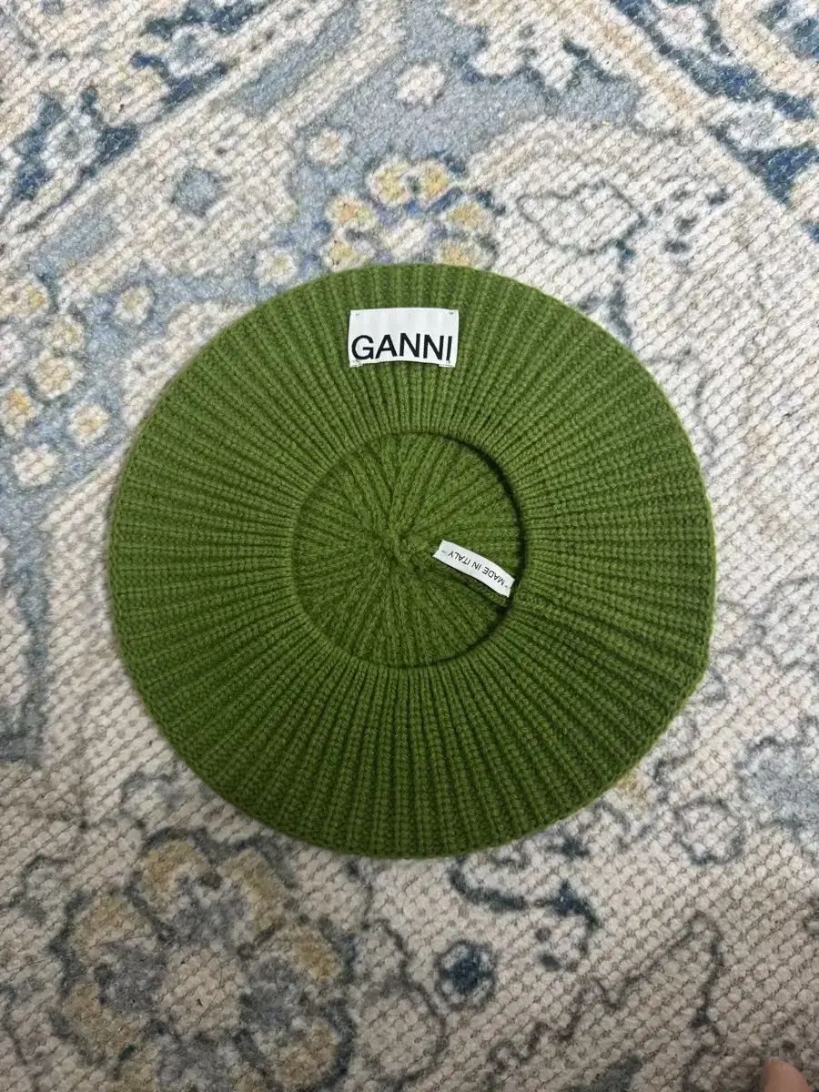 GANNI 가니 베레모 그린