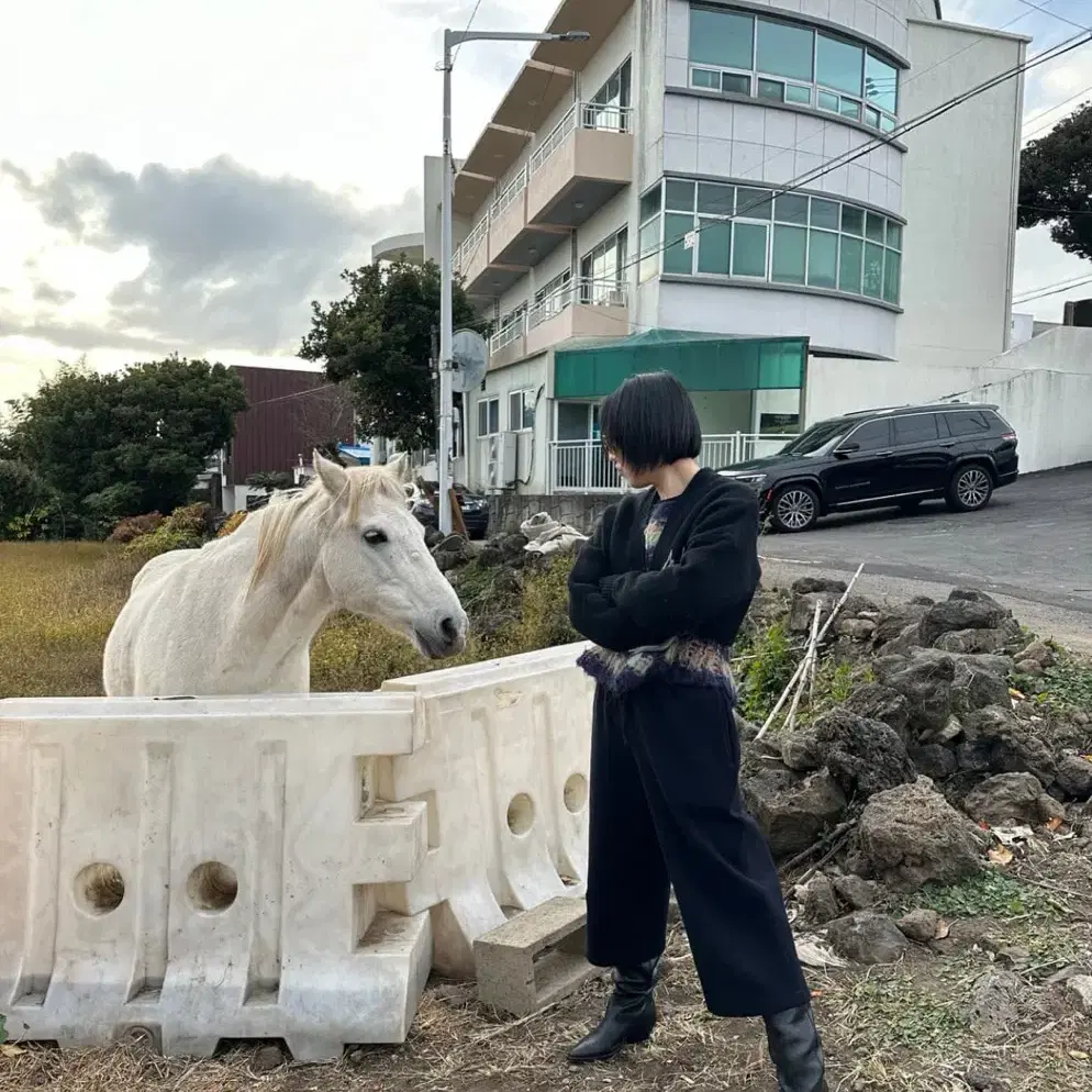 꼼데가르송 꼼데가르송 울팬츠