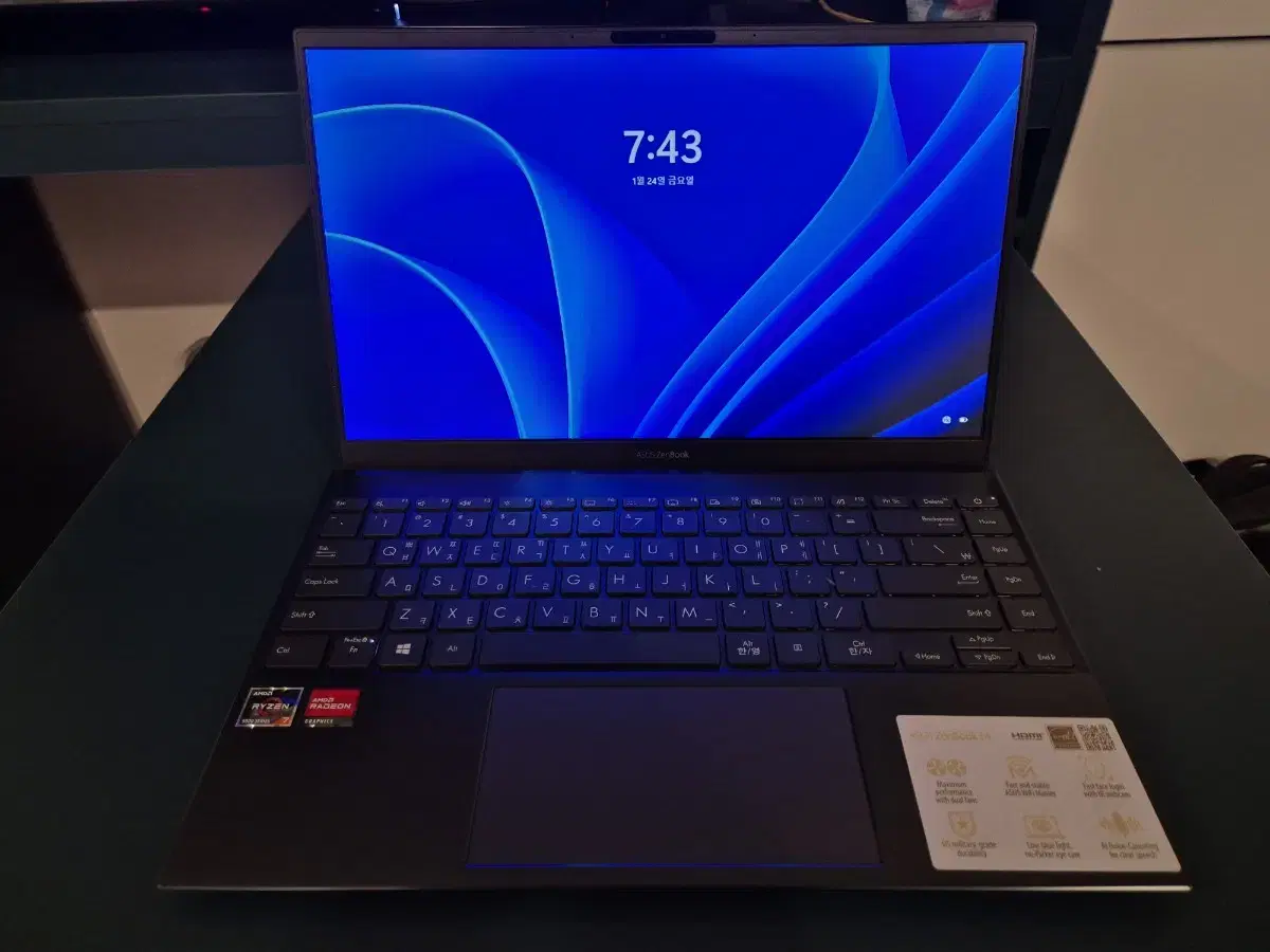 노트북 (ASUS Zenbook) 처분합니다