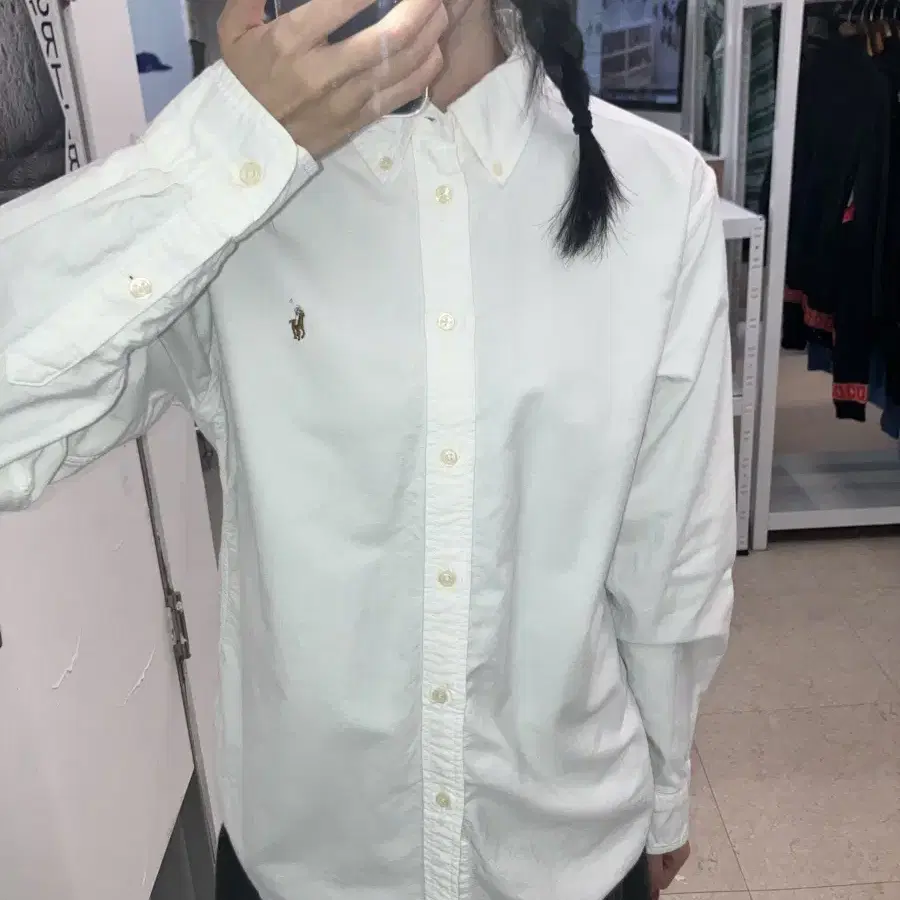 (size 18) POLO 폴로 랄프로렌 화이트 셔츠