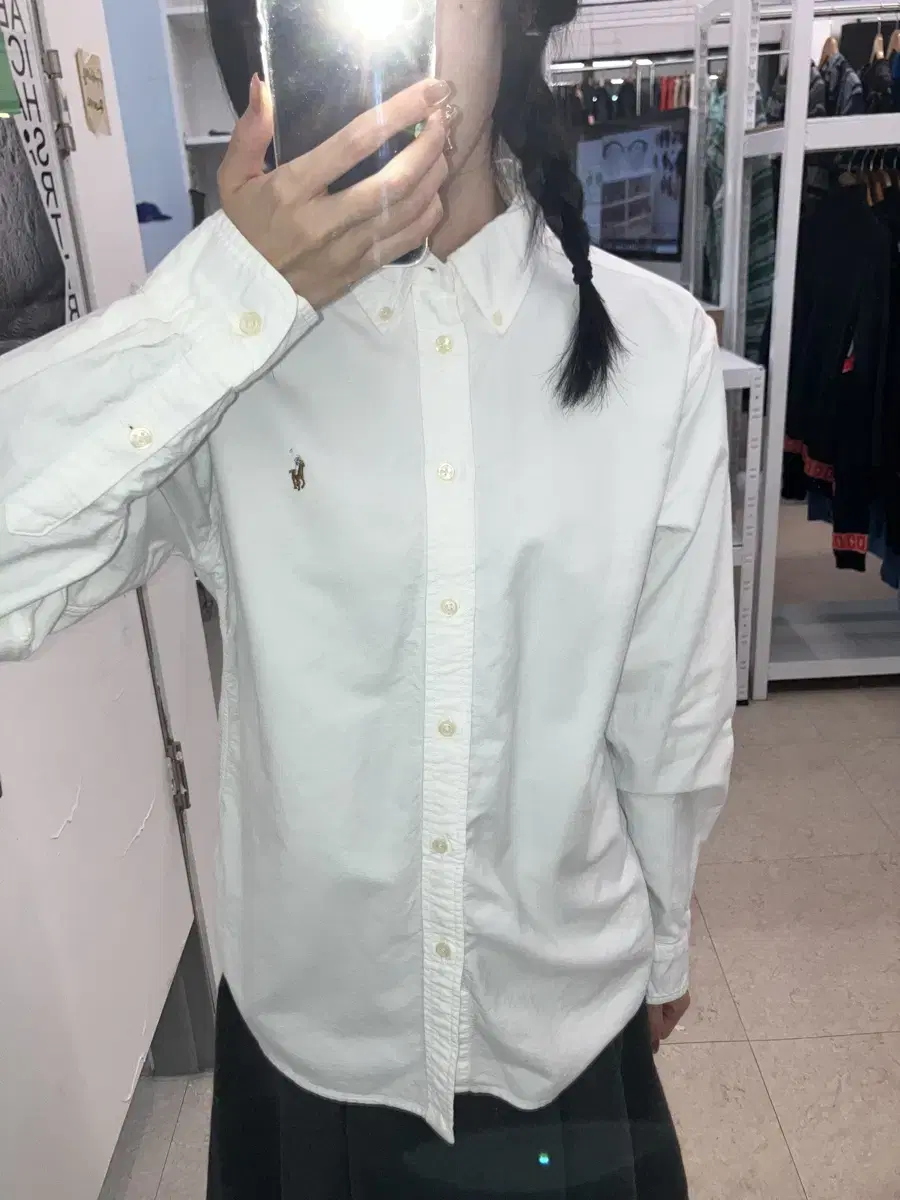 (size 18) POLO 폴로 랄프로렌 화이트 셔츠