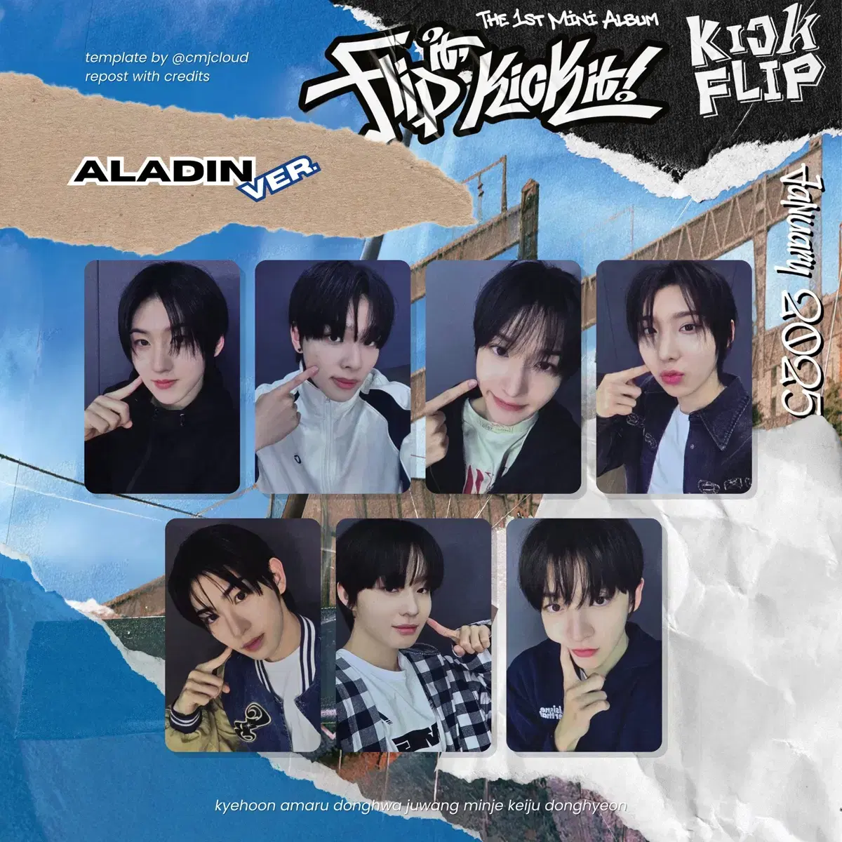 aladin pre-order benefit unreleased photocard photocard Donghwa Gyehun Minje Kiju Amaroo