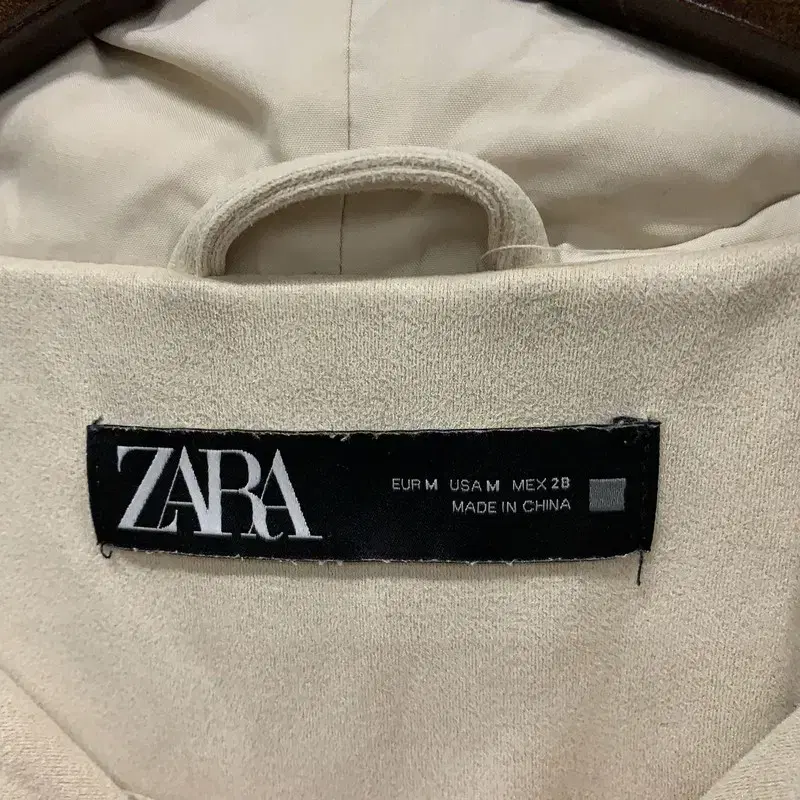 자라 ZARA 베이지 여자 후드집업 95 G02688