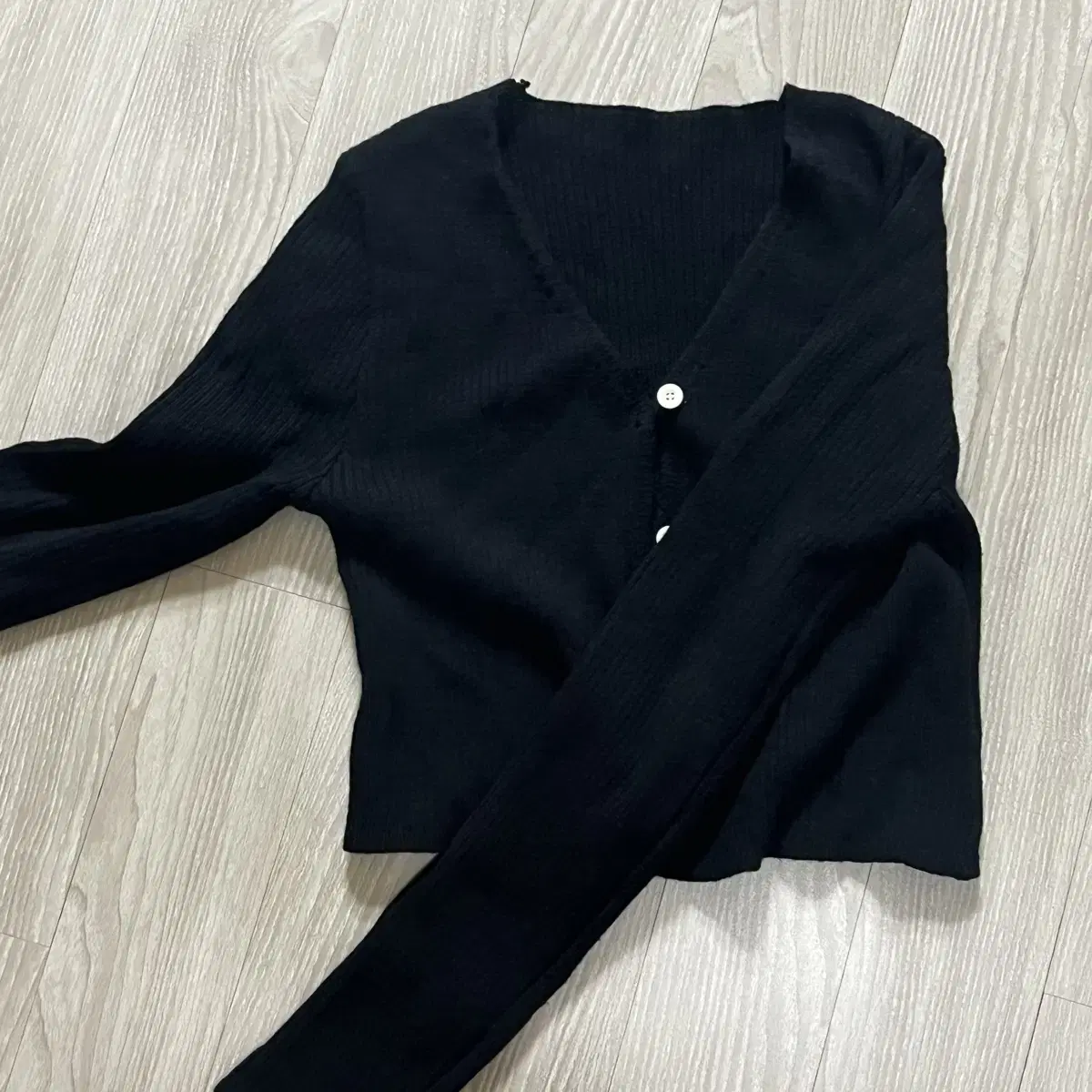 지그재그 릿킴 petit ribbed cardigan