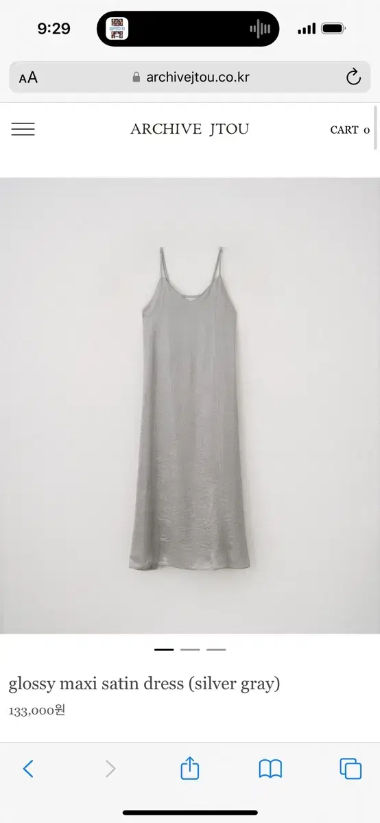 Archive Jaytoyou Silver Maxi Dress New Product