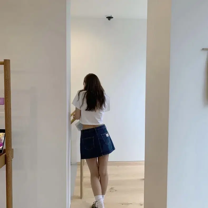 오버듀플레어 90s mini denim skirts 데님스커트 s 타낫