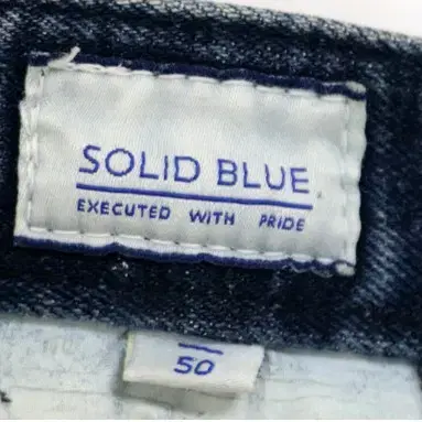 SOLID BLUE 신축 청바지 32