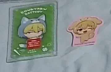 망각의 배터리 DMM 복권 애니멀 인형옷 스티커 클리어 카드