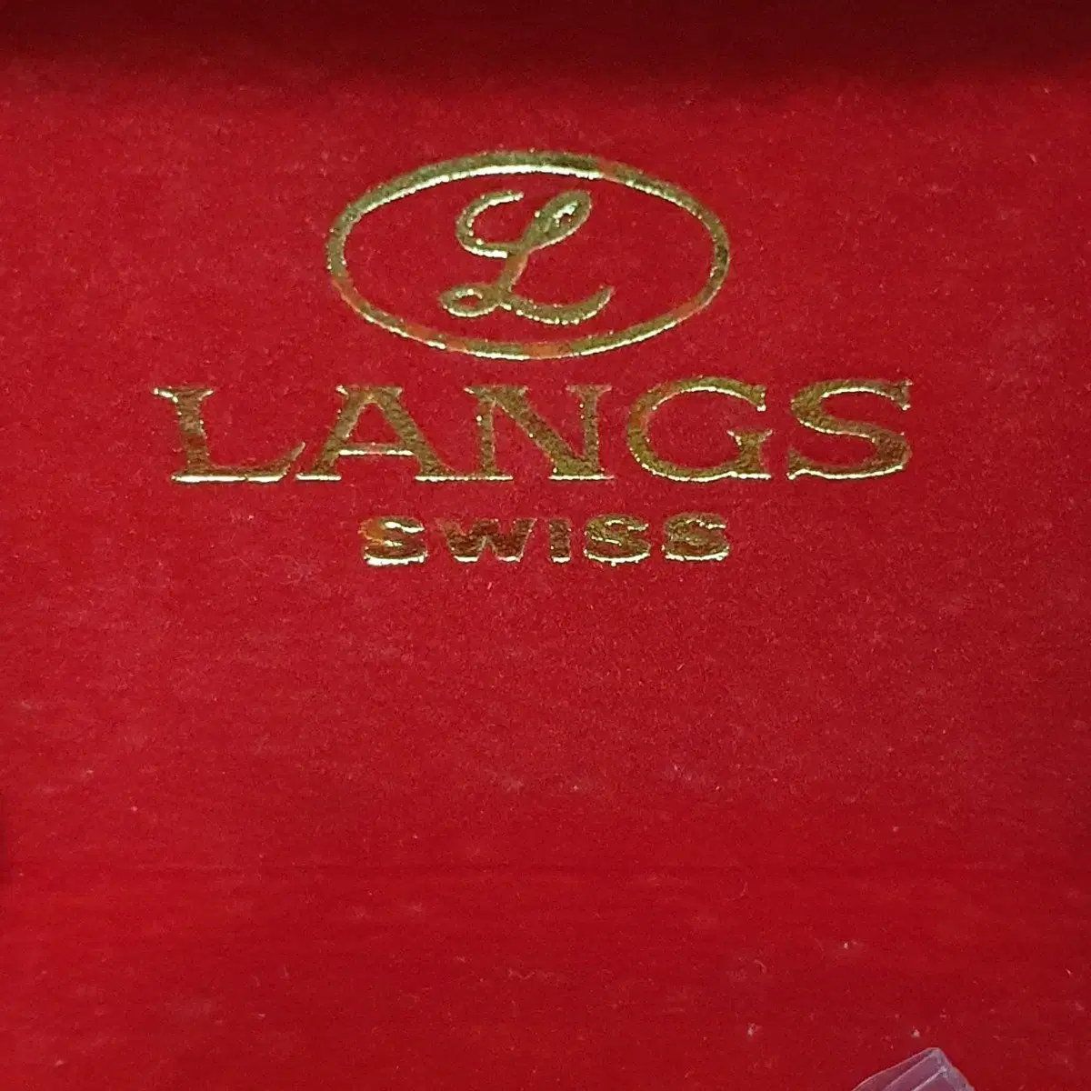 LANGS swiss 18k 금 용두 시계 남여 풀세트 다이아