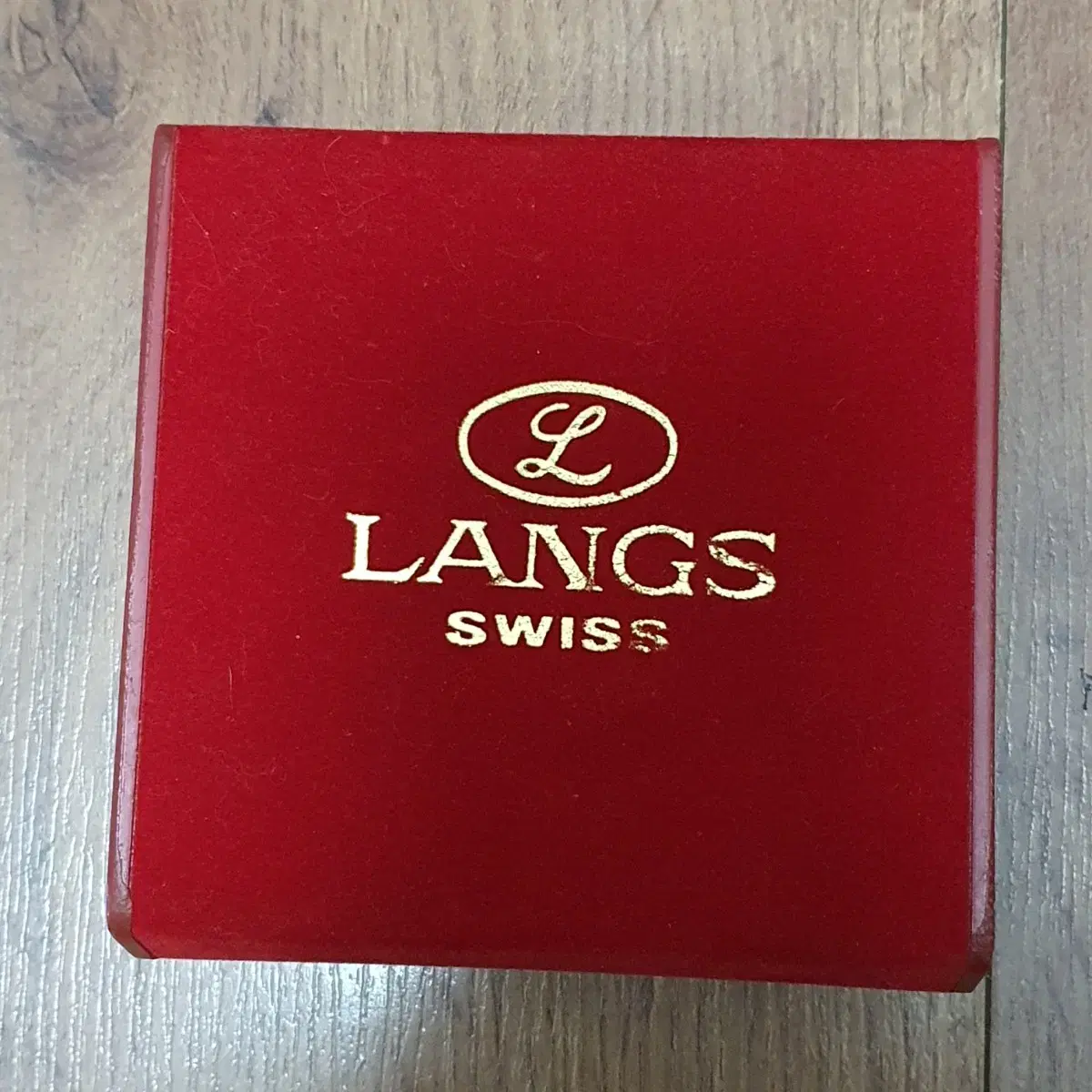 LANGS swiss 18k 금 용두 시계 남여 풀세트 다이아