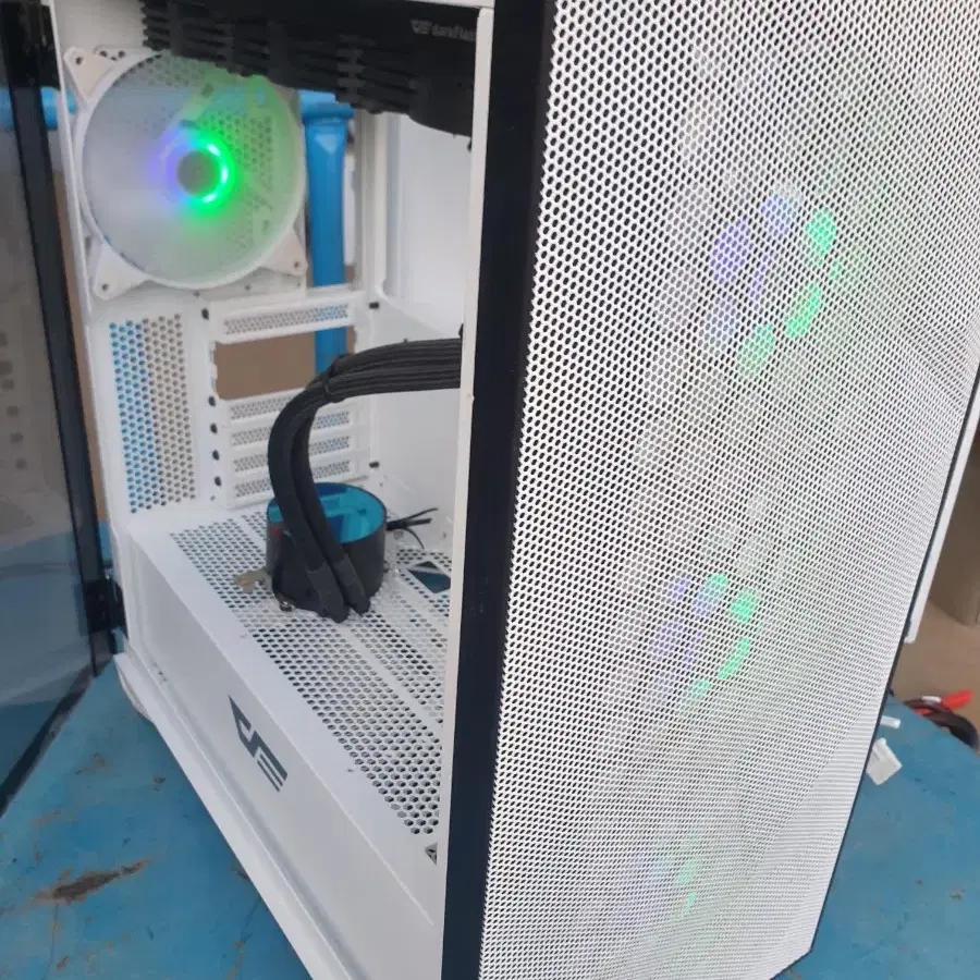 darkFlash DLX21 RGB MESH 강화유리 (화이트)