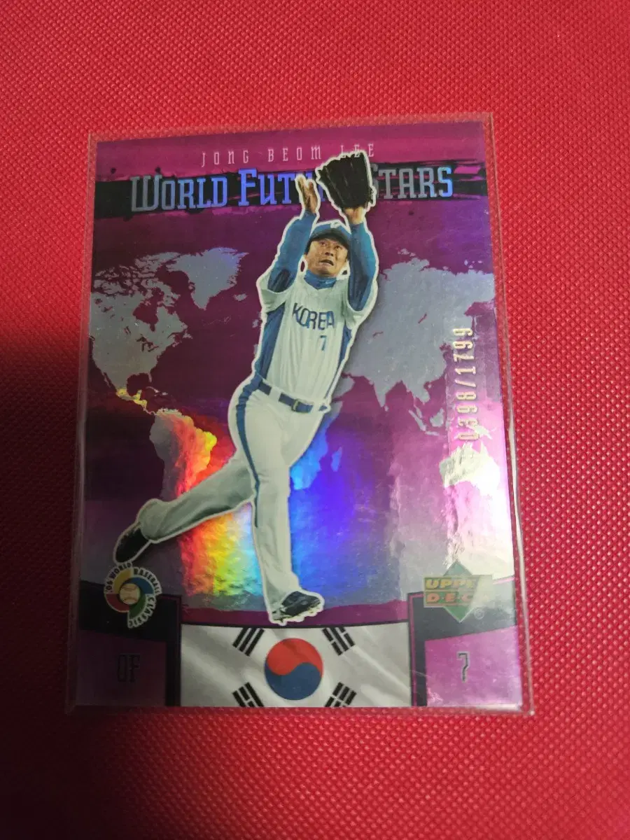 이종범 1799장 한정 Upper Deck WBC 카드