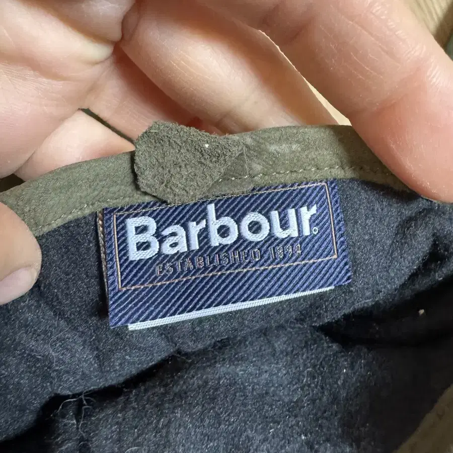 Barbour 바버 가죽장갑