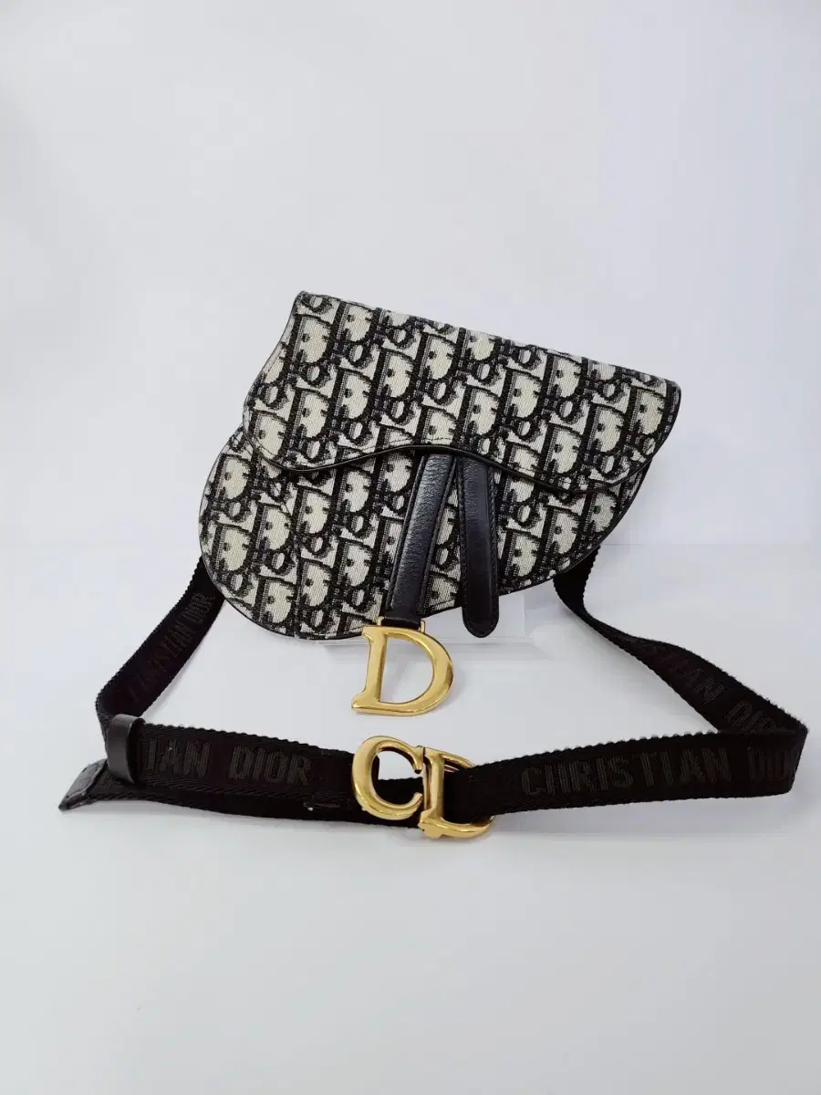 Dior Oblique Saddle Charm Belt Bag