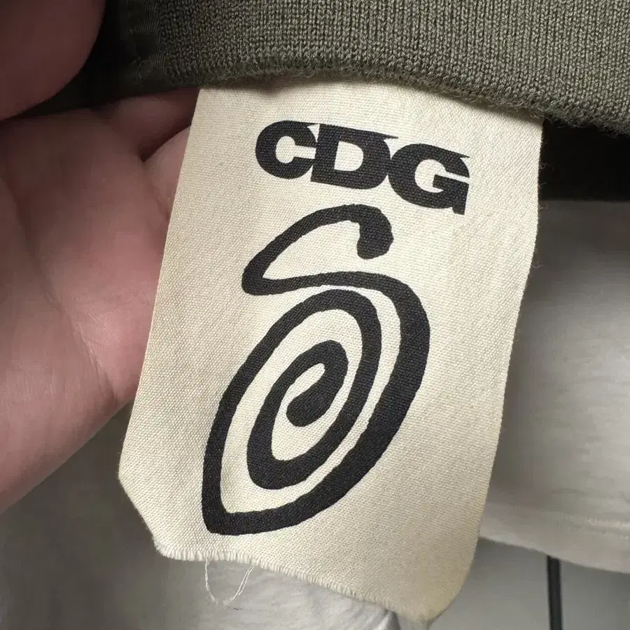 [L]스투시 x CDG MA-1 자켓 올리브