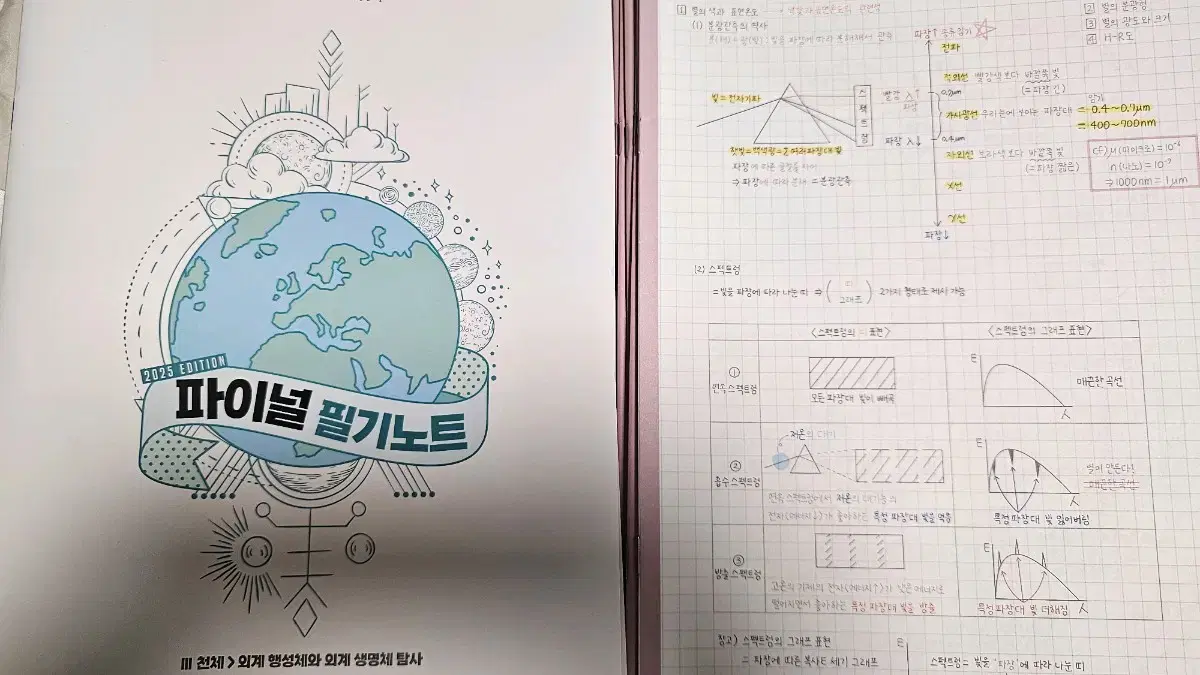 2025 시대인재 지구과학1 이신혁t 필기노트 / 아폴로/기출/ebs