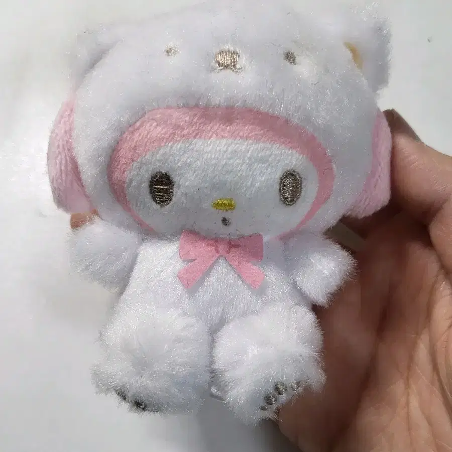 산리오 북극곰 마멜 마이멜로디 인형 키링