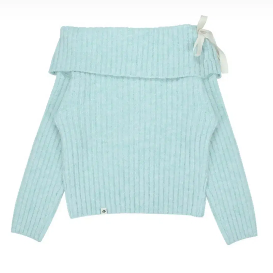 어윗 HOLIDAY OFF-SHOULDER KNIT-MINT 팝니다