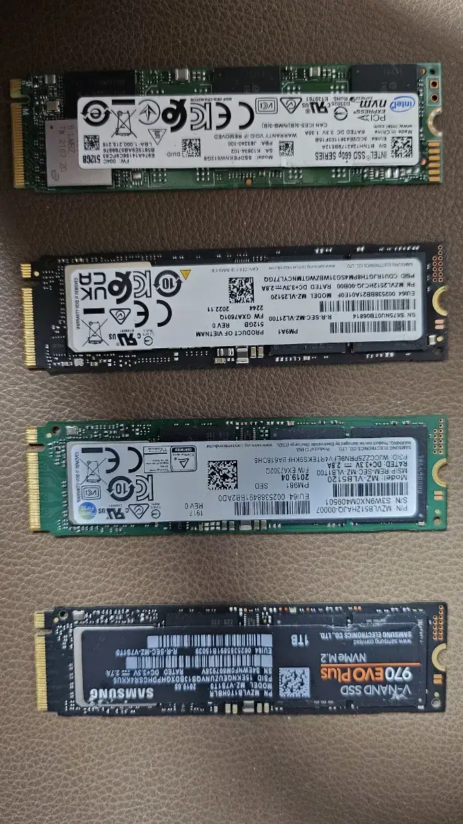 M.2 SSD  NVME  1TB 512GB