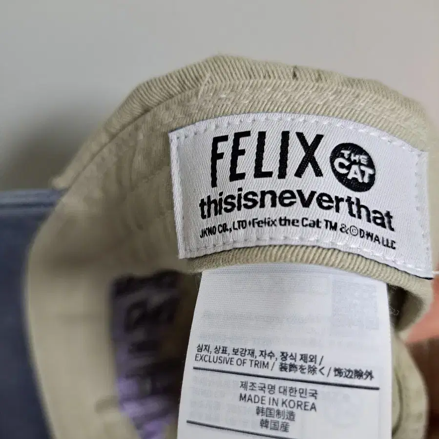 디스이즈네버댓 TNT Felix Washed Cap