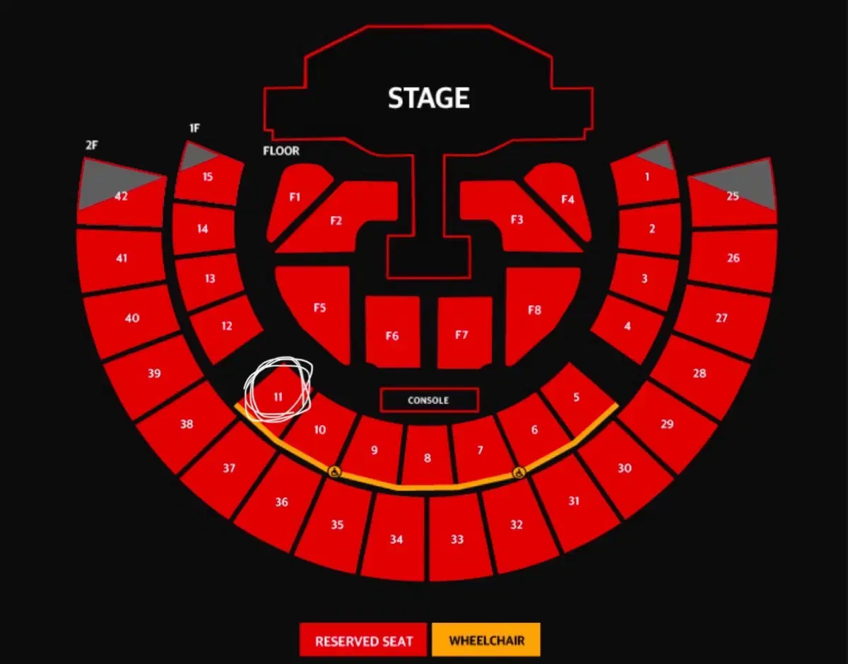 베이비몬스터 콘서트 1/26 막콘 1층 11구역 3열 양도