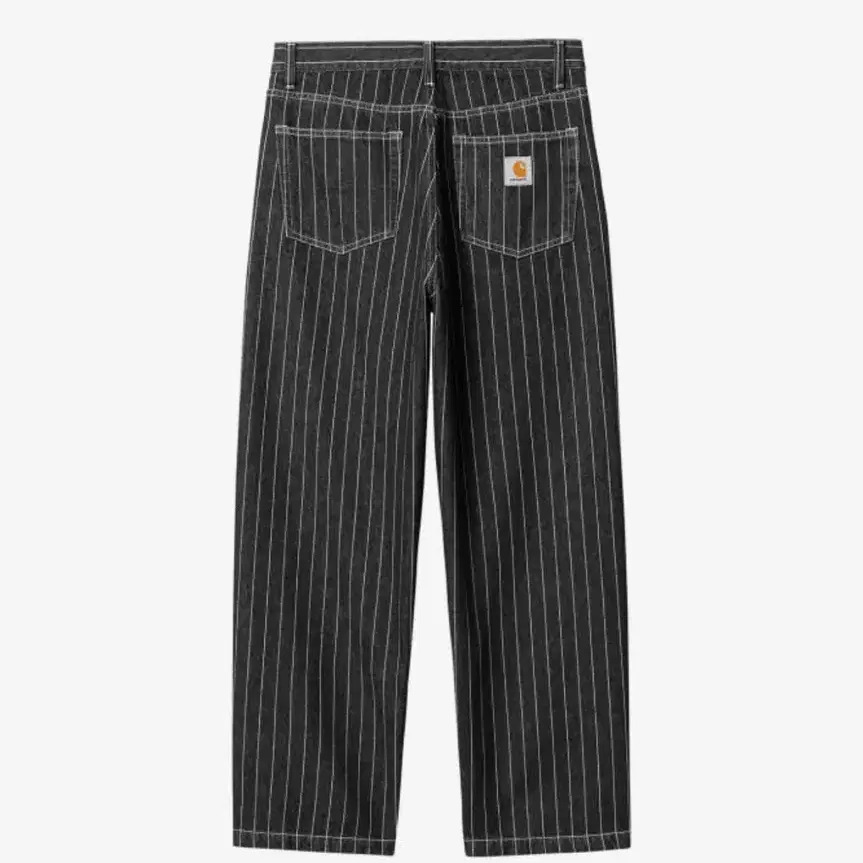 칼하트WIP ORLEAN PANT ORLEAN STRIPE, BLACK/