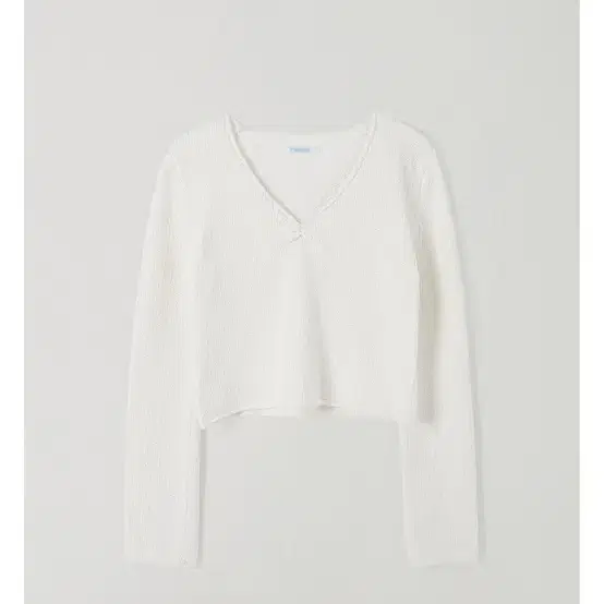 타낫 vneck shirring knit