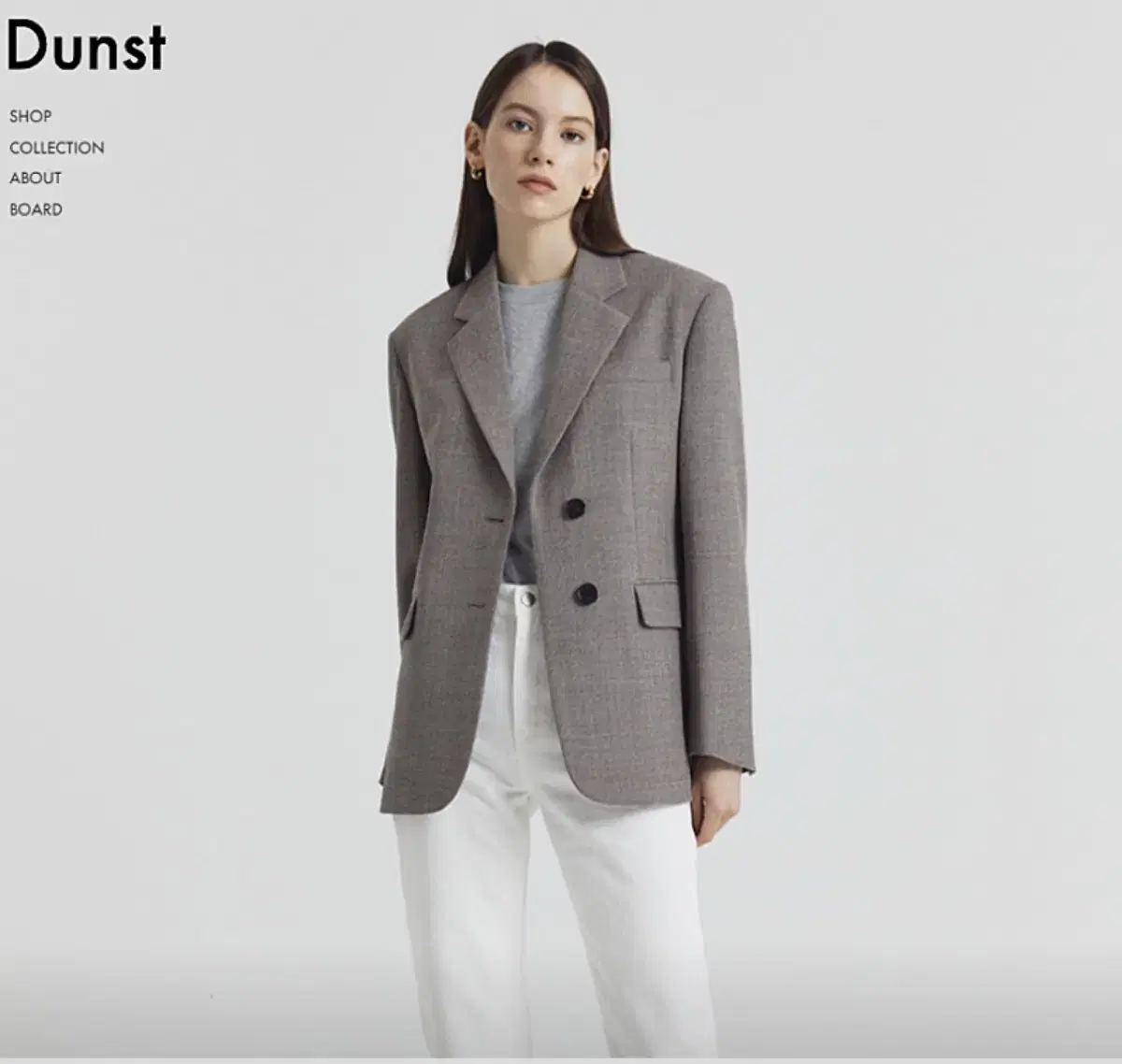 Dunst essential 2 button wool blazer