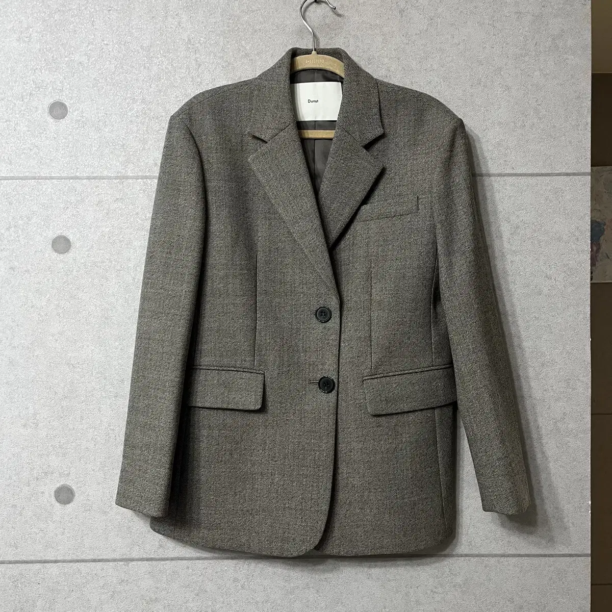 Dunst essential 2 button wool blazer