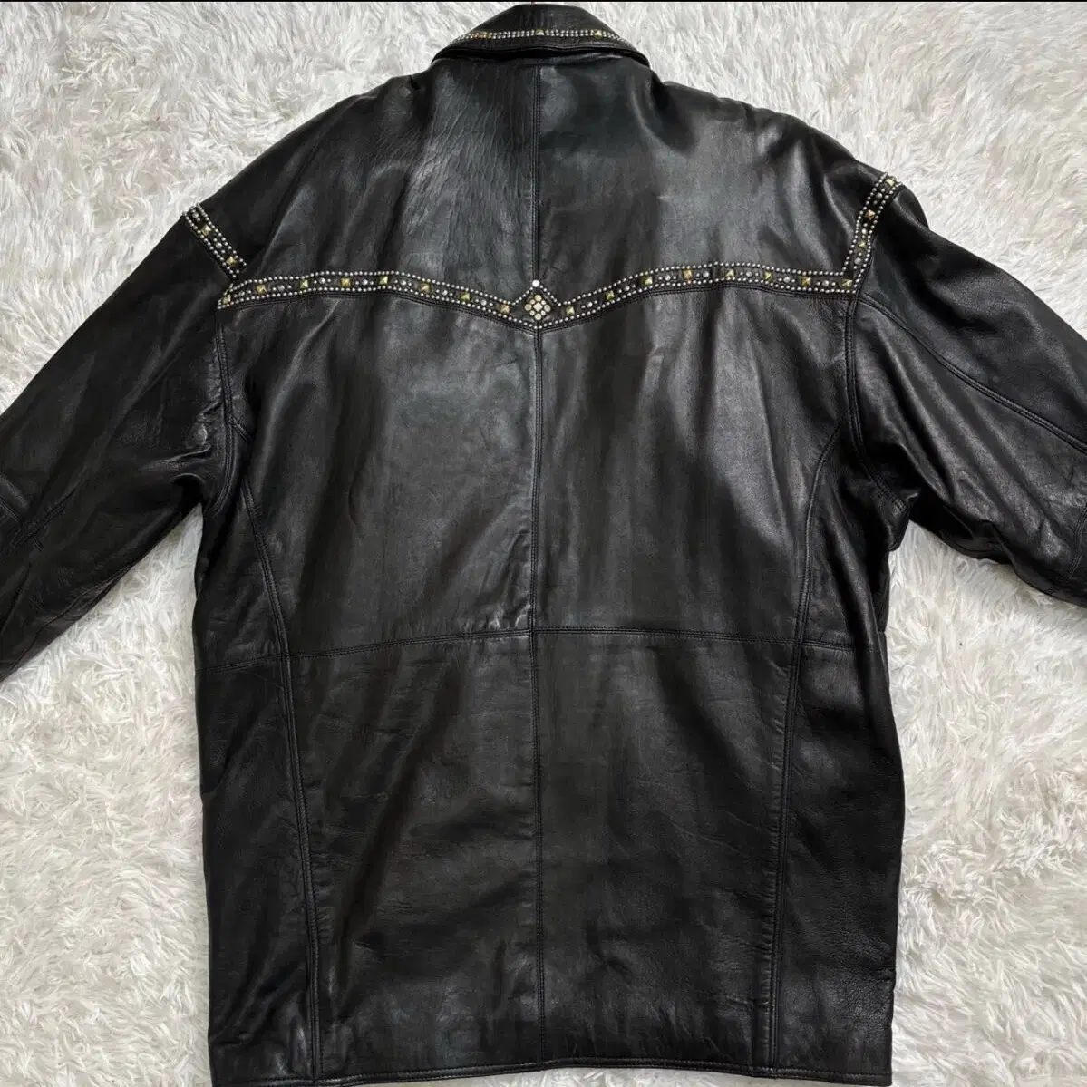 90s pelle pelle  leather coat 펠레펠레 가죽 자켓