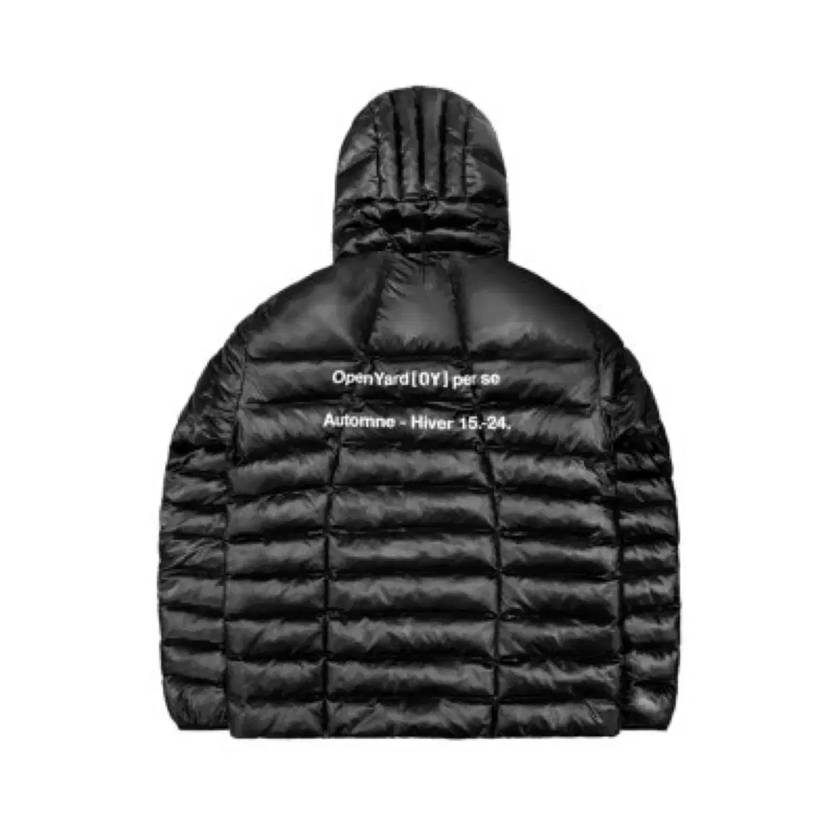 CURVED ZIPPER LIGHTWEIGHT PUFFER JACKET