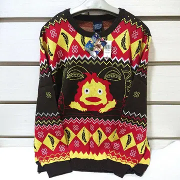 하울의 움직이는 성 칼시퍼 스웨터 (L) 스튜디오 지브리 티셔츠