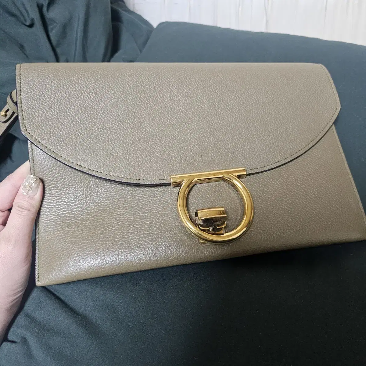 Ferragamo Ganchiini Mago Clutch Bag