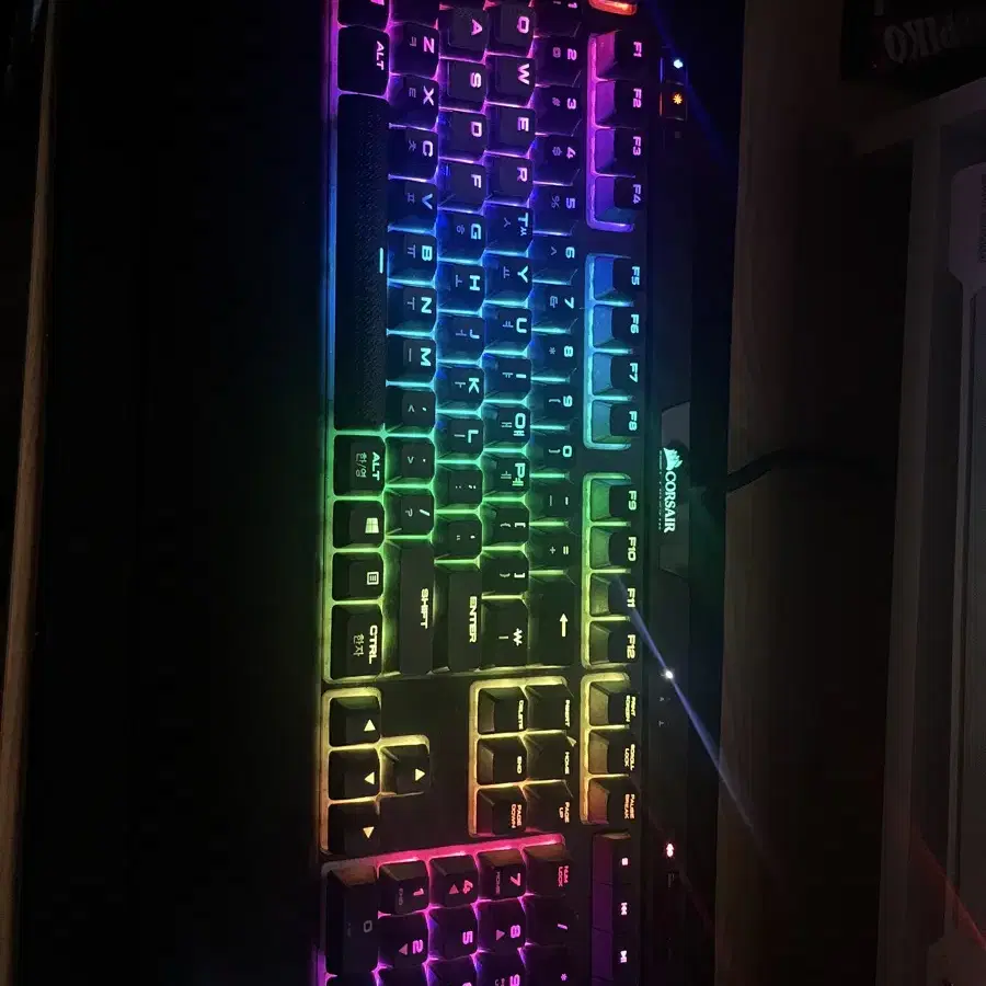 커세어 strafe rgb mk2 저소음적축