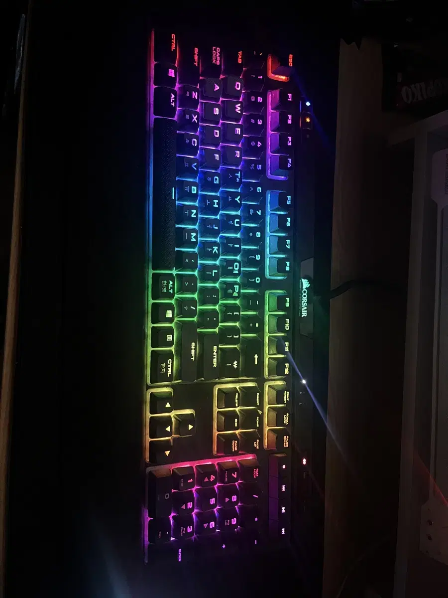 커세어 strafe rgb mk2 저소음적축