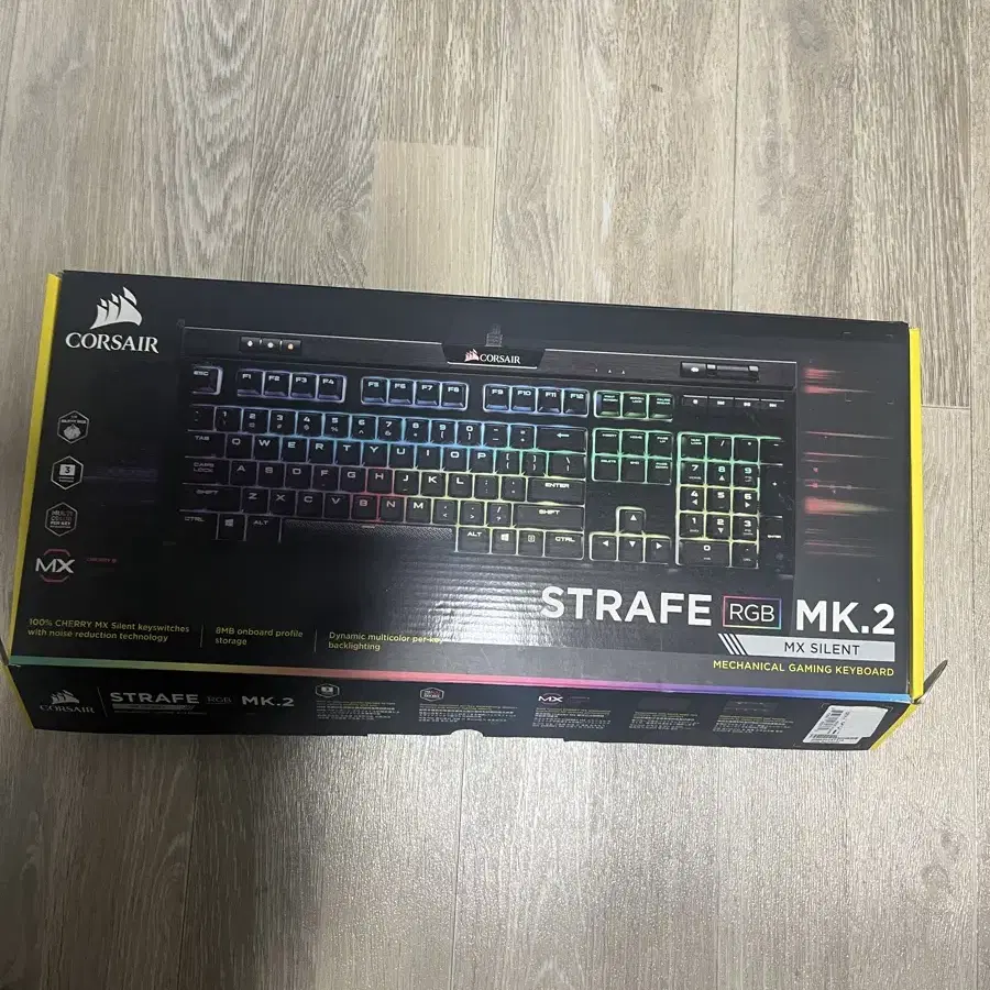 커세어 strafe rgb mk2 저소음적축