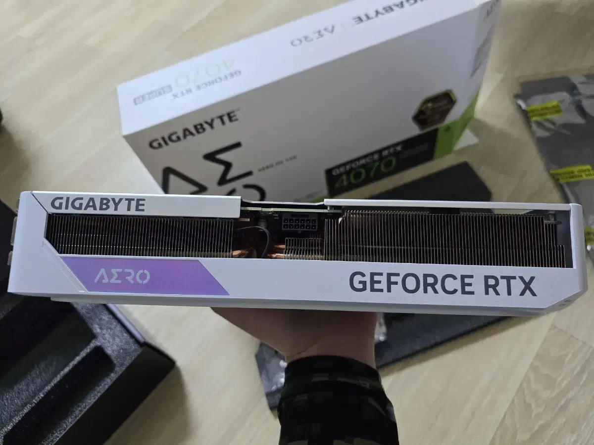 GIGABYTE 지포스 RTX 4070 SUPER AERO OC D6X