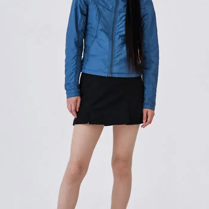 웰빙익스프레스 Quilted Jacket Cyan