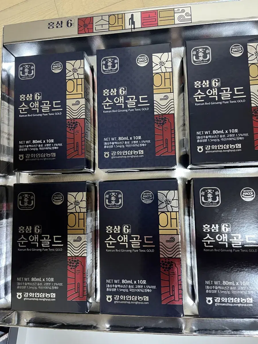 강화인삼농협 홍삼순액골드 80ml 60포 판매합니다