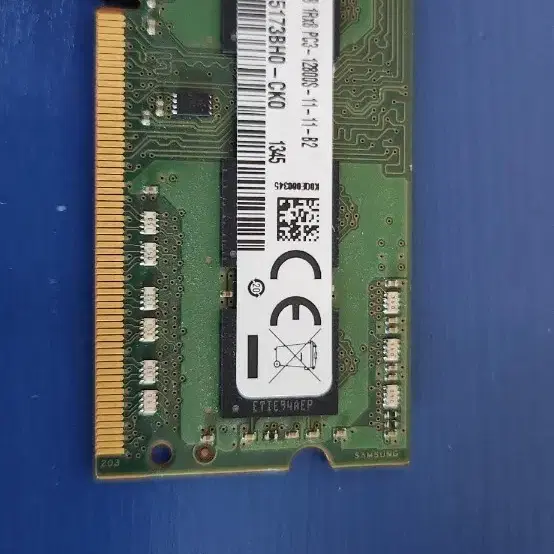 노트북용 삼성 메모리 4GB 1Rx8 PC3L 1280