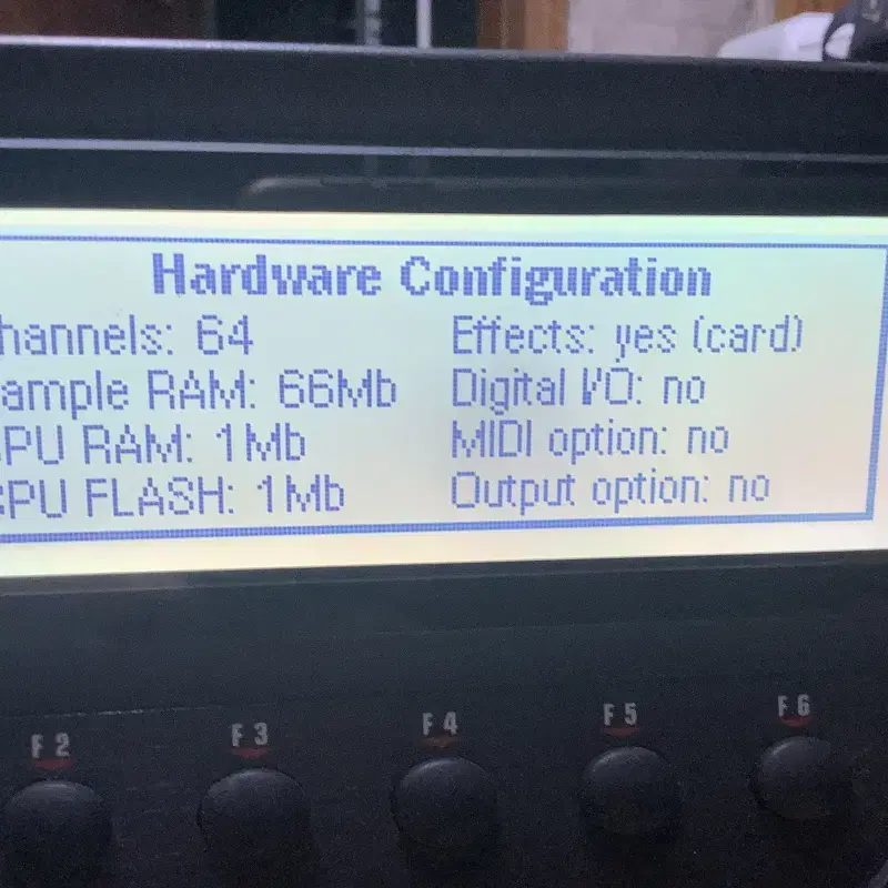 E-MU 이뮤 E6400 빈티지 샘플러, EOS 3.0b, 66MB 풀램