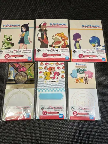 포켓몬제일복권 G상 F상 컴플리트 세트