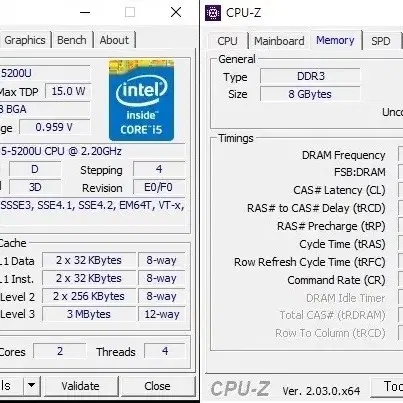 HP 파빌리온 15T-AB000(i5 5200U) 사무/유튜브 시청용