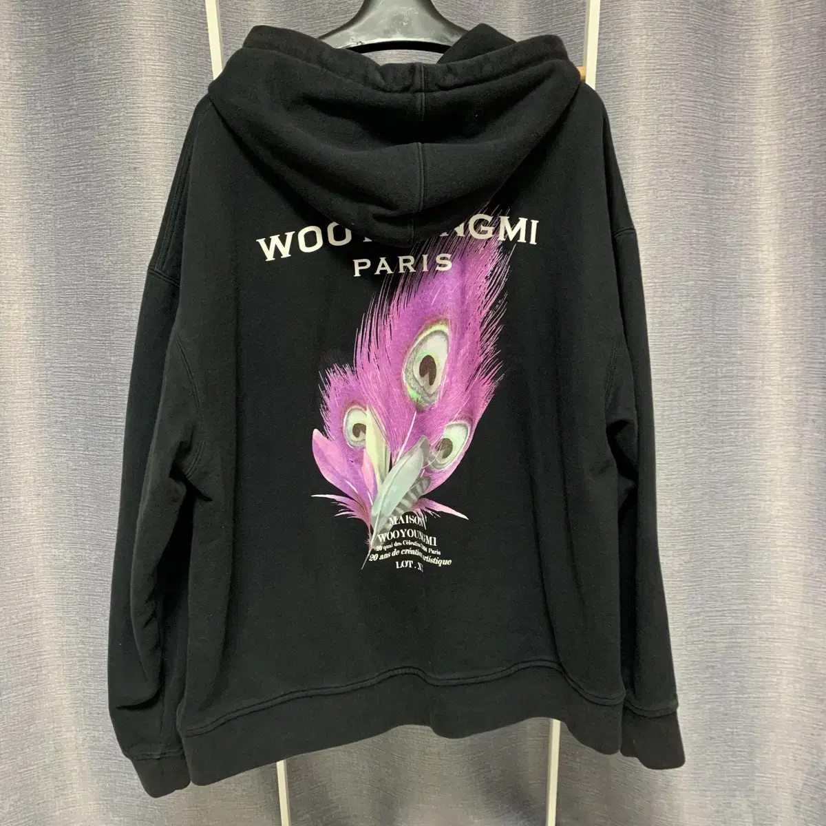 [ 50 ] Wooyoungmi Feather Backlog Hoodie 23FW