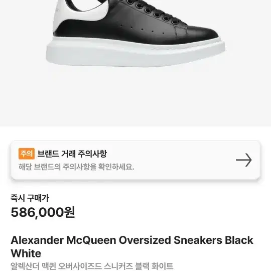 알렉산더 맥퀸 스니커즈 신발 (alexander mcqueen)