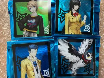 페르소나 5x 애니맥스 카페 아크릴 스탠드 코스터 4종 세트